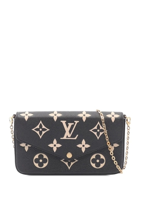 Louis Vuitton Pre-Owned 2021-2026 Bicolor Monogram Empreinte Pochette Felicie crossbody bag - Black
