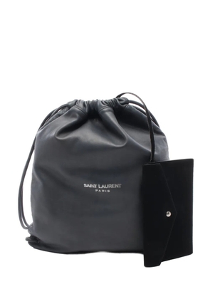 Saint Laurent Pre-Owned 2000s Teddy leather backpack - Grey