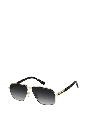 Marc Jacobs Eyewear geometric-frame sunglasses - Gold