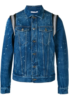 Givenchy distressed denim jacket - Blue