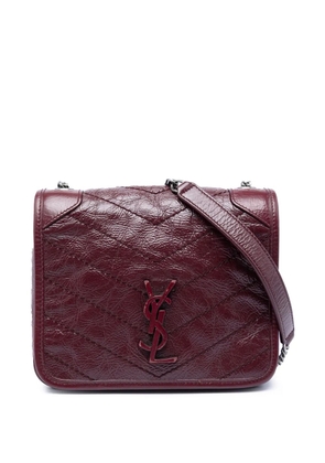 Saint Laurent Pre-Owned 2019 Crinkled Calfskin Niki Wallet on Chain crossbody bag - Red
