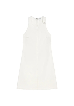 Courrèges denim A-line mini dress - White