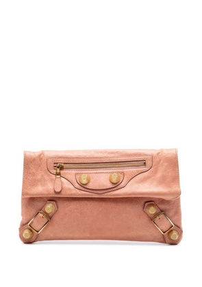 Balenciaga Pre-Owned 2005-2026 Lambskin Motocross Giant 21 Envelope clutch bag - Pink