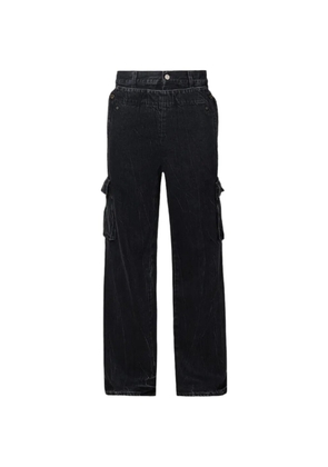 Le Pere Peek-A-Boo cargo pants - Black