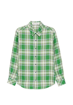 GOD'S TRUE CASHMERE Harbor tartan shirt - Green