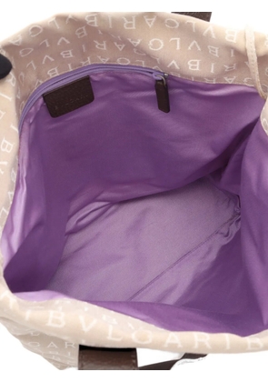 Bvlgari Pre-Owned 2010s Logomania tote bag - Neutrals