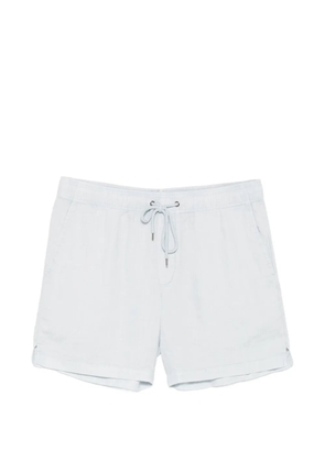 James Perse drawstring linen shorts - Blue