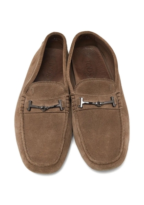 Tod's Vintage buckle-çdetail loafers - Brown