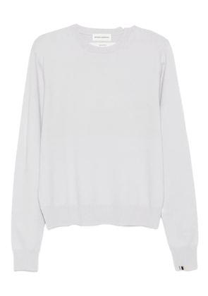 extreme cashmere crew-neck long-sleeve sweaters - Grey