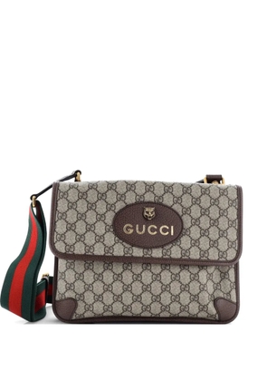 Gucci Pre-Owned Neo Vintage Flap Messenger GG Coated Canvas Medium crossbody bag - Brown