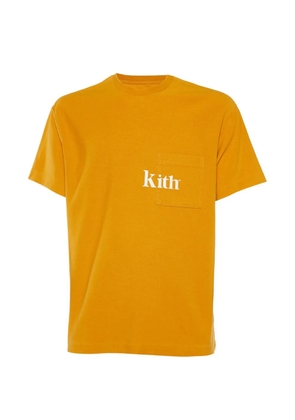 KITH logo-pocket T-shirt - Yellow