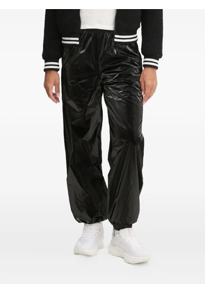 GUESS USA elastic-cuffs straight trousers - Black