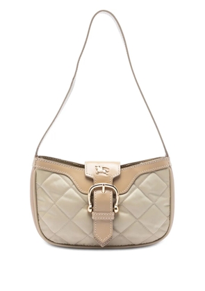 Burberry Pre-Owned 2000-2017 Quilted Nylon and Leather Sophie shoulder bag - Brown