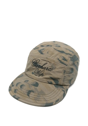 Carhartt WIP Travon camouflage-print logo-embroidered cap - Green