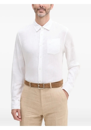 GUESS USA pocket linen shirt - White