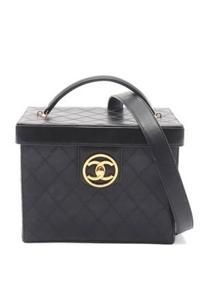 CHANEL Pre-Owned 1991-1994 CC Vanity Case - Black