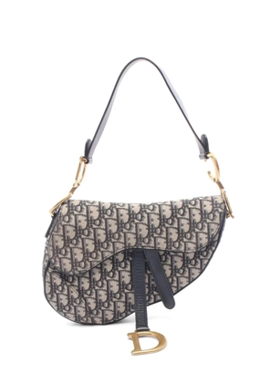Christian Dior Pre-Owned 2000s Oblique Saddle tote bag - Blue