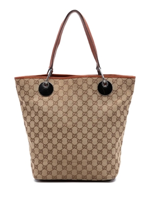 Gucci Pre-Owned 2000-2015 Large GG Canvas Eclipse tote bag - Brown
