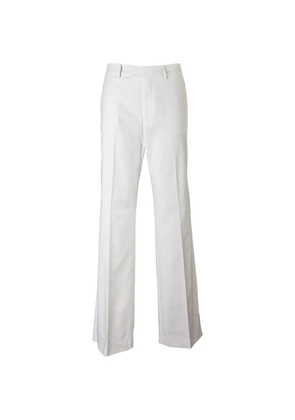 Berwich pressed-crease palazzo pants - White