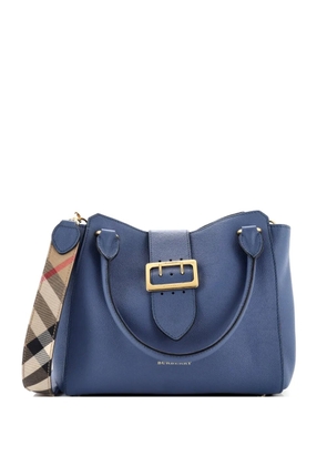 Burberry Pre-Owned Buckle Leather Medium tote bag - Blue