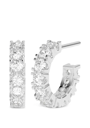 APM Monaco Mini Tennis hoop earrings - Silver