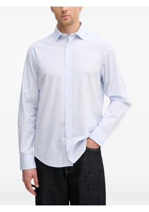 Gant vertical-stripe long-sleeve shirt - Blue