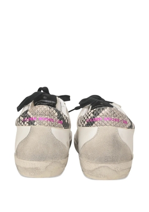 Golden Goose Superstar animal-print sneakers - White