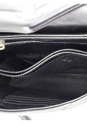 Saint Laurent Pre-Owned Loulou Shoulder Bag Matelasse Chevron Leather Toy crossbody bag - Black
