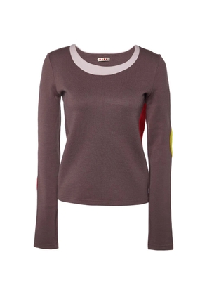 Marni Pre-Owned crew-neck sweatshirt - Purple