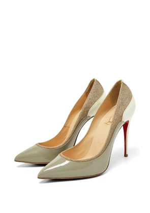 Christian Louboutin Pre-Owned Tucsick glitter pumps - Grey