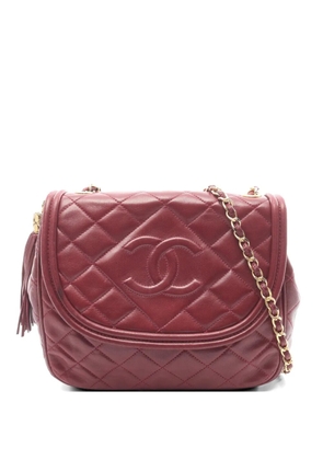 CHANEL Pre-Owned 1989-1991 Caviar CC shoulder bag - Red