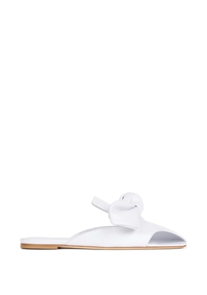 A.W.A.K.E. Mode Tim bow-detail open-toe mules - White
