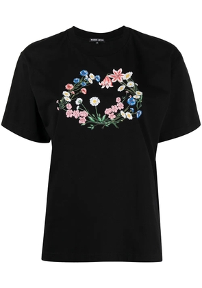 Markus Lupfer floral print T-shirt - Black