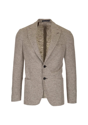 Al Duca D’Aosta 1902 micro-check jacket - Neutrals