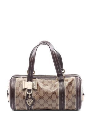 Gucci Pre-Owned 2000s GG Crystal Crest mini holdalls - Neutrals