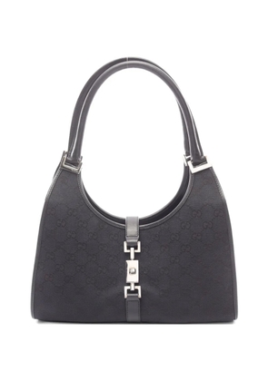 Gucci Pre-Owned Jackie GG canvas shoulder bag - Black