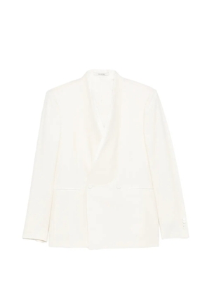 Tagliatore Alex satin-trim blazer - Neutrals