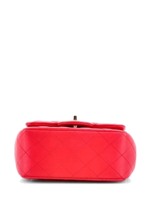 CHANEL Pre-Owned Square Classic Single Flap Bag Quilted Lambskin Mini crossbody bag - Pink