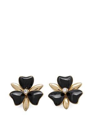 Furla floral-shape earrings - Gold