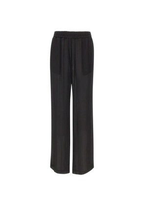 kaos Icona elasticated-waist palazzo pants - Black