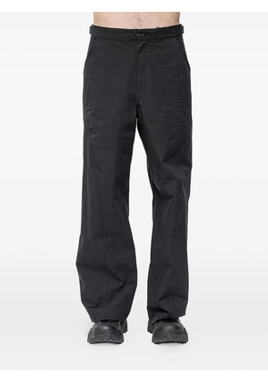 The Viridi-Anne ripstop wide-leg trousers - Black