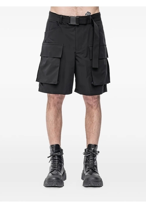 The Viridi-Anne water-repellent cargo shorts - Black