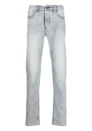 Emporio Armani light-wash straight-leg jeans - Blue
