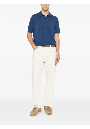 Jeordie's short-sleeve polo shirt - Blue