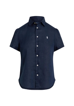 Polo Ralph Lauren short-sleeve curved-hem shirt - Blue
