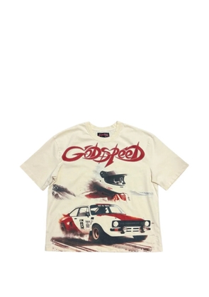 GODSPEED Abu Dhabi Desert Challenge graphic-print T-shirt - White