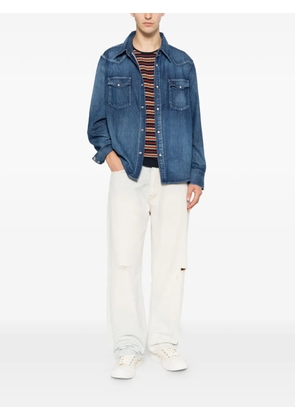 visvim Social Sculpture overshirt - Blue