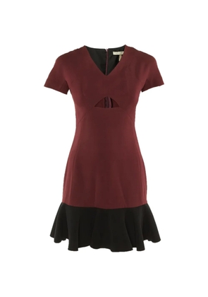 Victoria Beckham flounced hem mini dress - Red