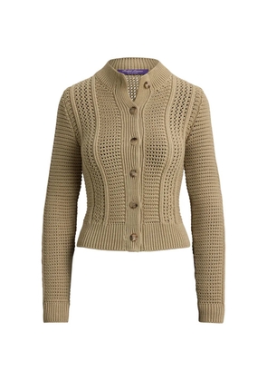 Ralph Lauren Collection mock-neck cardigan - Brown