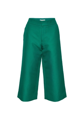 Marni Pre-Owned wide-leg cotton trousers - Green